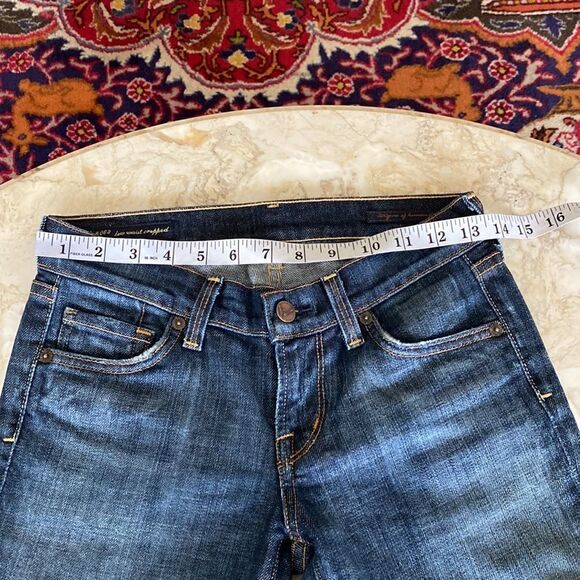 Citizens of Humanity Kelly #063 Stretch Low Waist Cropped Jeans - Picture 12 of 15